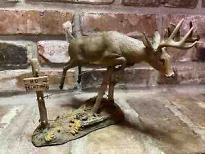 Danbury Mint Curtis Christensen OUT OF BOUNDS Majestic Whitetail Rare Deer