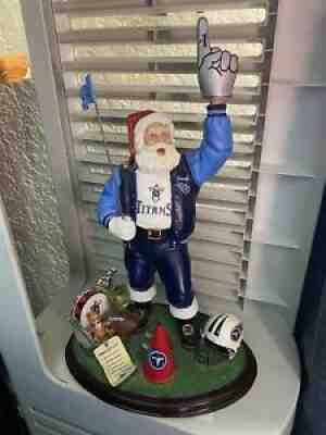 Danbury Mint Titans Santa 2001 Excellent Conditon NFL