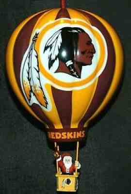 DANBURY MINT ~ WASHINGTON REDSKINS ~ 2003 VICTORY BALLOON CHRISTMAS ORNAMENT