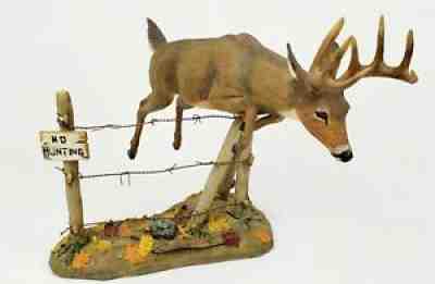 Danbury Mint Curtis Christensen OUT OF BOUNDS Majestic Whitetail Collection EUC
