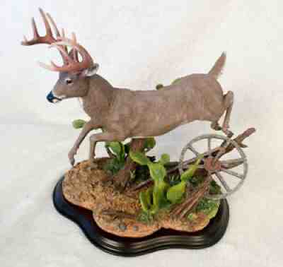 Danbury Mint "Desert Trophy" Deer Sculpture by Nick Bibby