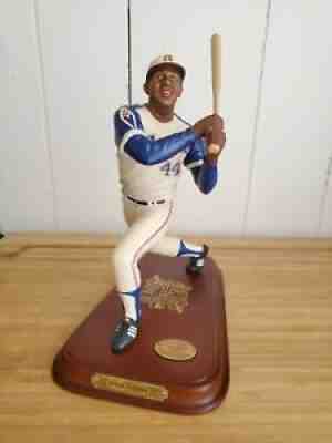 HANK AARON The Danbury Mint All Star Figurines Collection Atlanta Braves