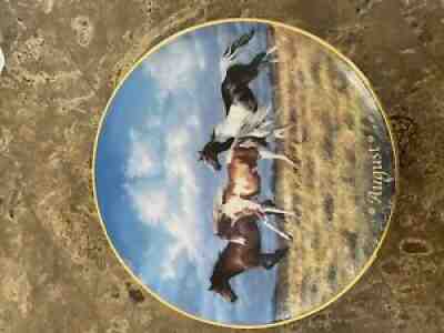 Danbury Mint Chris Cummings Horses (11) for all seasons calender plates