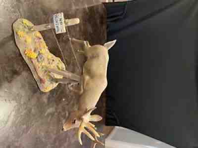 Deer Elk Sculpture Danbury Mint Figurine vtg Stag Buck Out Bounds Whitetail Wir