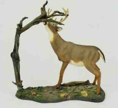 Danbury Mint Curtis Christensen LEAVING HIS MARK Majestic Whitetail Collec MINT