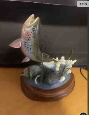 3 Golden Treasure Danbury Mint Trout Treasures by Franz Dutzler Fly Fishing
