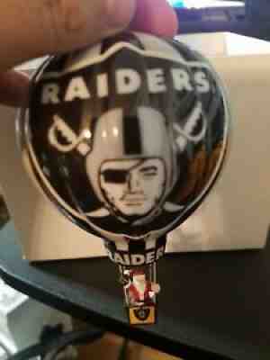 DANBURY MINT ~ OAKLAND RAIDERS ~ 2003 VICTORY BALLOON CHRISTMAS ORNAMENT