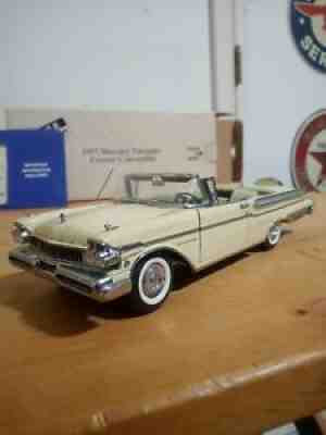 diecast 1/24 1957 mercury turnpike cruiser convertable danbury mint