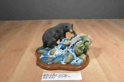Danbury Mint Today's Catch Black Bear Figurine(1400 378)