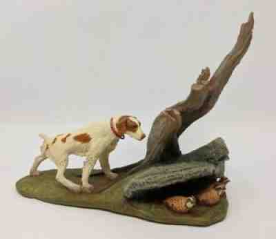 Danbury Mint Hidden Quarry Sculpture Stan Bentall Hunting Dog Limited Ed Vintage