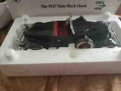 Danbury Mint Classic Cars 1:24 Scale Die Cast Car 1927 The Stutz Black Hawk