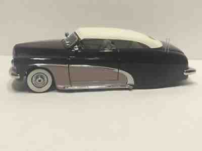 Danbury Mint 1950 Mercury Custom Convertible Purple/ Lavender Die cast 1/24 Car