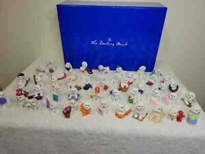 Danbury Mint Bichon Frise Dog Mini Figurines Lot of 48 Purely Bichons