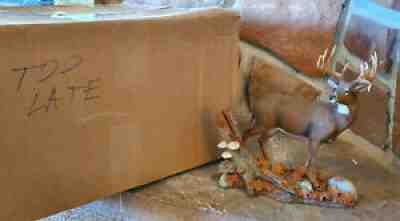 Danbury Mint "Too Late" By Nick Bibby Whitetail Buck Deer Figurine Statue