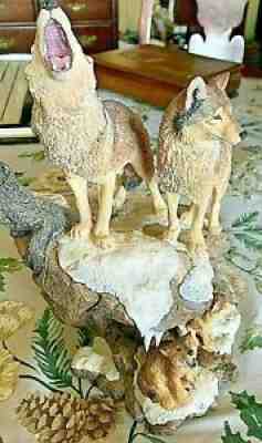 DANBURY MINT WILDERNESS CALL , SCULPTURE BY NICK BIBBY very nice condition