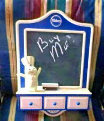 1999 Danbury Mint Pillsbury Doughboy Message Board Figural DB, Eraser & Chalk MI