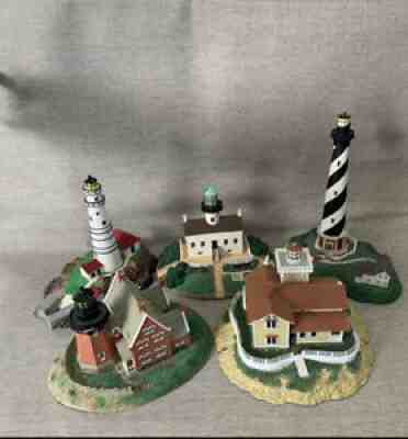 The Danbury 5 Danbury Mint Lighthouses