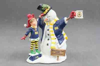 Danbury Mint University of Michigan Snowman