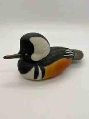 Hooded Merganser Danbury Mint George Kruth North American Ducks Decoy Collection