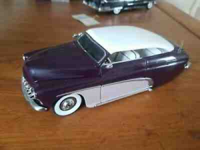 Danbury Mint 1:24Â 1950 Mercury "Custom" Convert. Hot RodÂ  . No box
