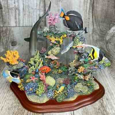 Treasures Of The Pacific The Danbury Mint The Great Coral Reef Ocean Sea Life