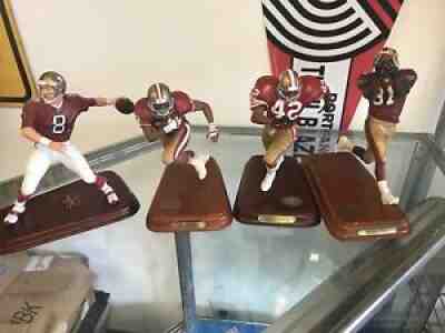 Danbury Mint Figurines Collection 49ers (S. YOUNG, R. CRAIG, T. OWENS, R. LOTT