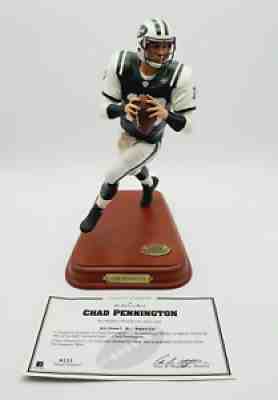Danbury Mint Chad Pennington Figure New York Jets With Certificate Ownership
