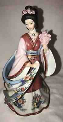 Danbury Mint "The Plum Blossom Princess" by Lena Liu Porcelain Figurine 10"