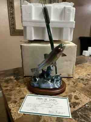 Rainbow Rising Danbury Mint Trout Treasures by Franz Dutzler Fly Fishing