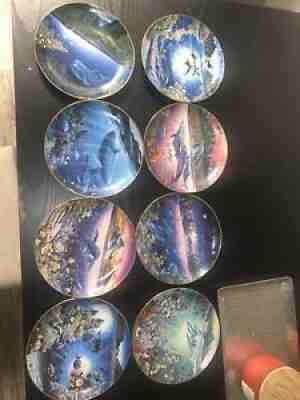 Robert Lyn Nelson UNDERWATER PARADISE Collector Plates The Danbury Mint set of 8