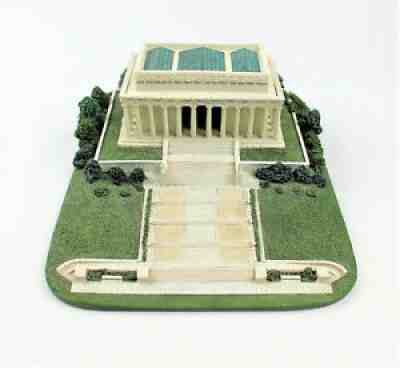 DANBURY MINT THE LINCOLN MEMORIAL DIORAMA W/ BOX FOAM PROTECTOR COA & PAPERS