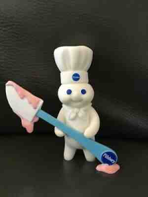 Danbury Mint Pillsbury Doughboy Spreading It On Thick Poppin Fresh 2002 Figurine