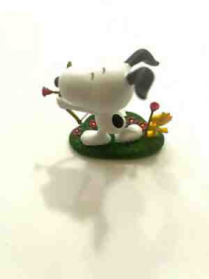 Snoopy February Danbury Mint Perpetual Calendar Figurine Peanuts Valentines Day