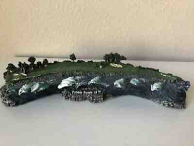 Danbury Mint 1995 Legendary Golf holes The 18th at Pebble Beach Very Detailed!!