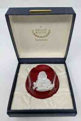 Danbury Mint Paperweight Benjamin Franklin Portraits Crystal Founding Fathers