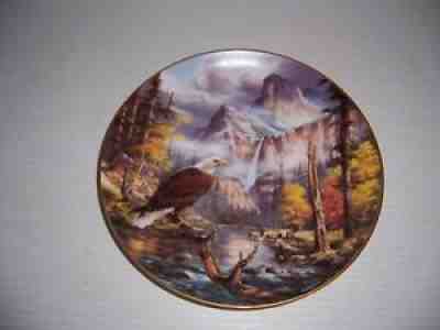 The Danbury Mint Proud Guardian by Rudi Reichardt 8" Decorative Eagle Plate