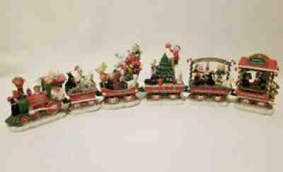 Danbury Mint Scottie Scottish Terrier Dog Christmas Express Train RARE