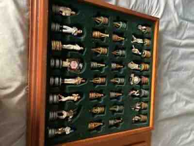 Rare Danbury Mint Baseball chess set