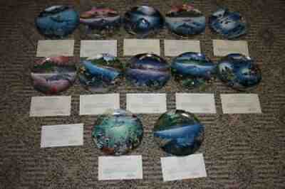 Underwater Paradise Robert Lyn Nelson Collector Plates Danbury Mint set of 12