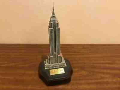 The Danbury Mint Lighted Empire State Building Sculpture
