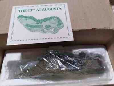 3 DANBURY MINT LEGENDARY GOLF HOLES THE AUGUSTA, Muirfield and Pebble beach.