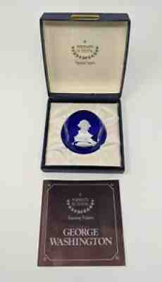 Danbury Mint Paperweight George Washington Portraits Crystal Founding Fathers