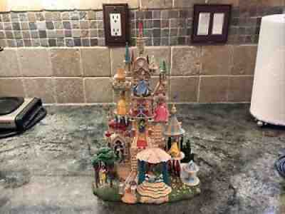 Danbury Mint The Enchanted Disney Princess Castle Ariel Aurora Cinderella Belle
