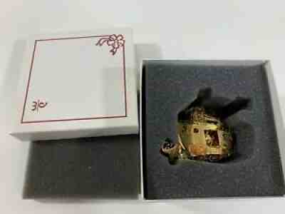 Danbury Mint 23Kt Gold Plated Christmas Ornament â??Noahs Arkâ? Annual 2001