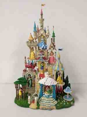 Danbury Mint The Enchanted Disney Princess Castle Ariel Aurora Cinderella Belle