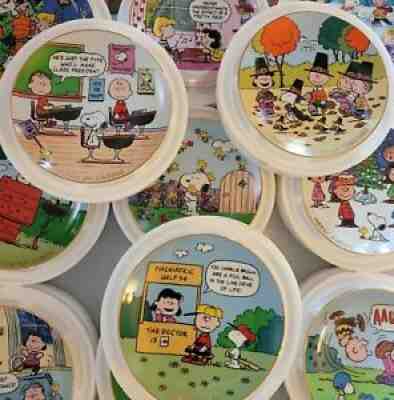 Danbury Mint PEANUTS Magical Moments Plate Set of 12 Complete Snoopy Woodstock