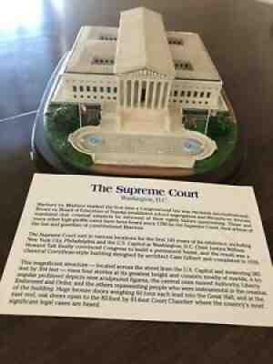 Danbury Mint "The Supreme Court" Symbols of America Sculpture In Original Box