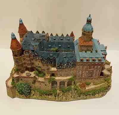 Danbury Mint Enchanted Castles Of Europe â??Ksiaz Castleâ? Silesia Poland 1994 RARE