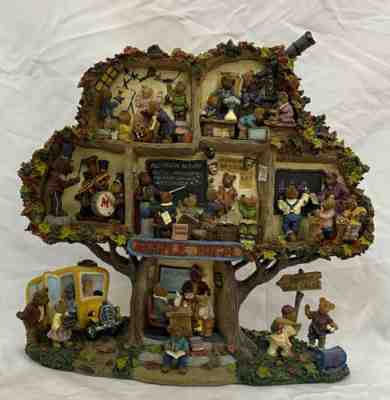 Boyds Bears, SCHOOLHOUSE, Danbury Mint. lot #8