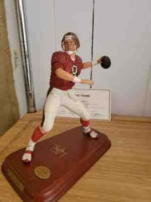STEVE YOUNG The Danbury Mint All Star Figurines Collection San Fran 49ers COA